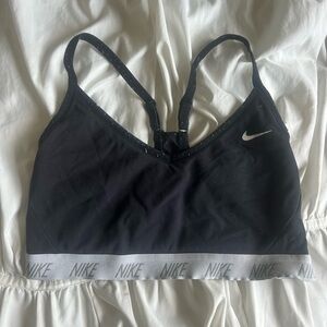 Nike Black and Gray Sports Bra